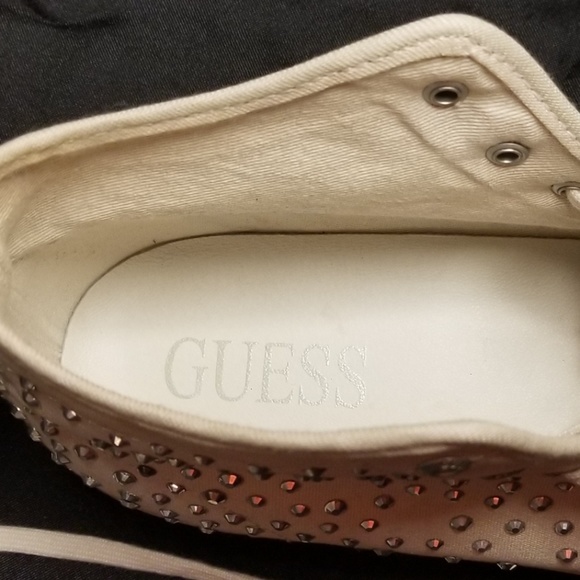 GUESS Bling Sneakers "JOAN" Crystal/Stud decor 10 - Picture 5 of 7